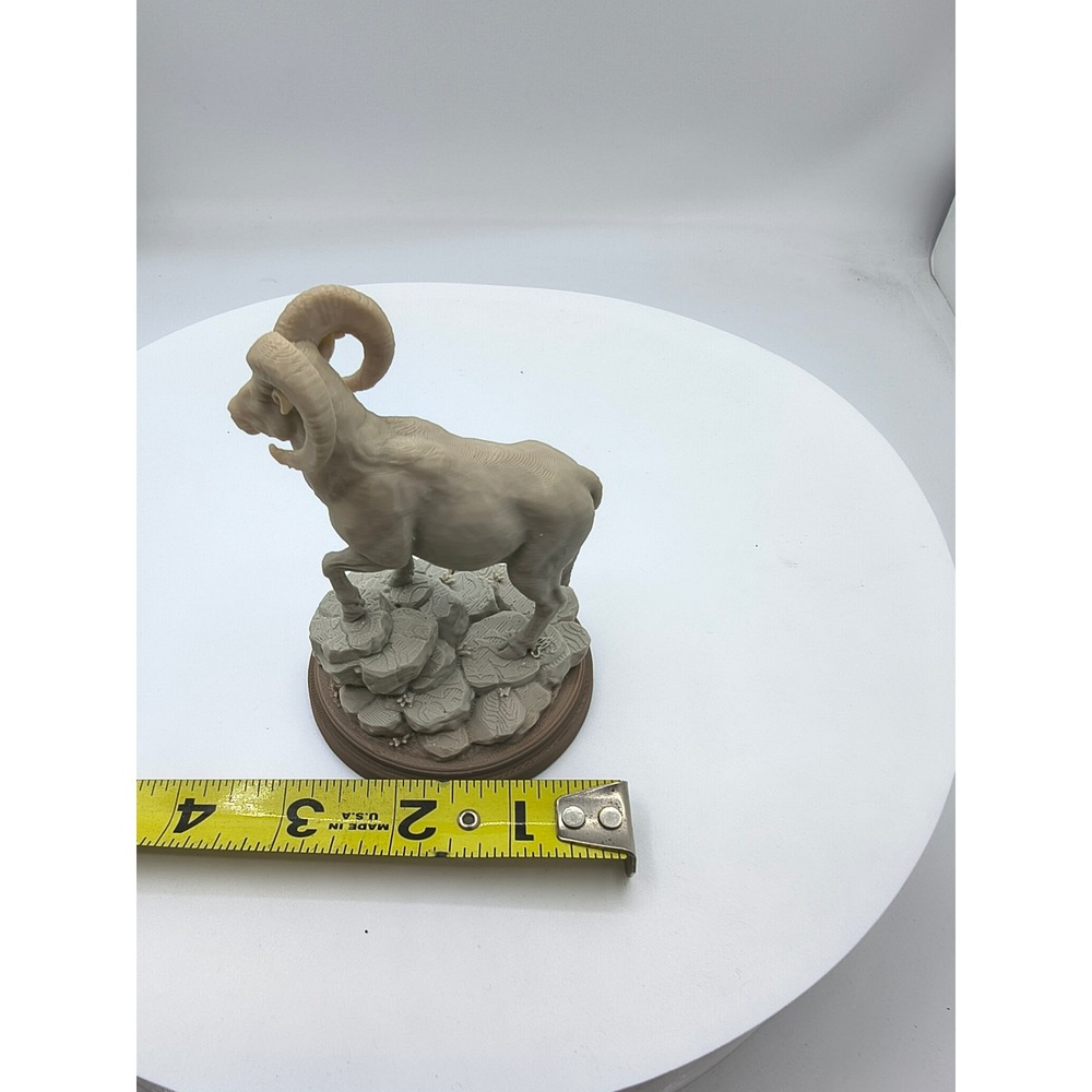 Bighorn Sheep Ram Figurine Wildlife Statue Mountain Animal Rustic Decor 4.5 Inch - Picture 6 of 7